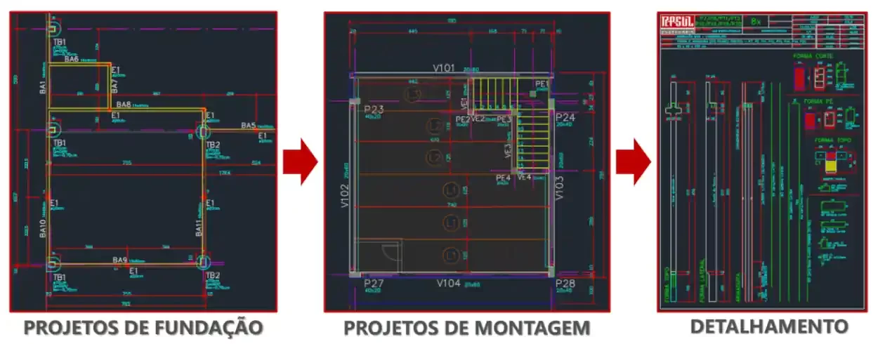 RP-Sul Engenharia - Pré Moldados no Paraná - Etapa 1 - Projeto Estrutural